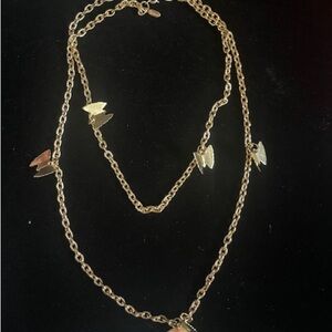 Sarah Coventry “Flutter Byes” Gold-Tone Butterfly Necklace